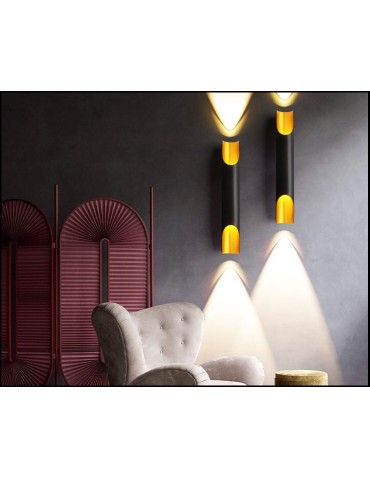 Abigali Wall lamp Straight Gold 2xE14 - product 2