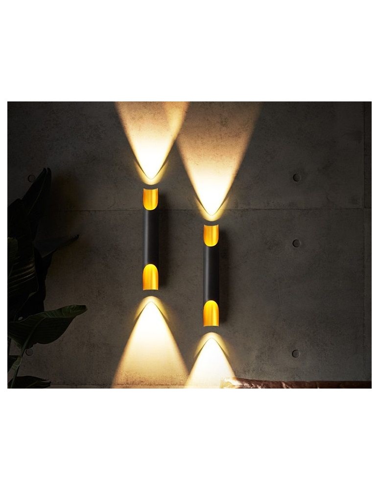 Wall lamps - Abigali Wall lamp Straight Gold 2xE14 - product kolory-swiatla.pl 7