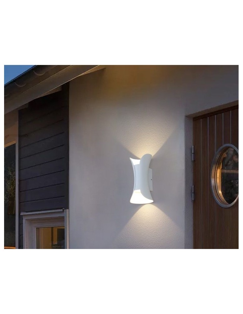 Wall lamps - Abigali Wall lamp White IP65 2x5W 3000K - product kolory-swiatla.pl 3