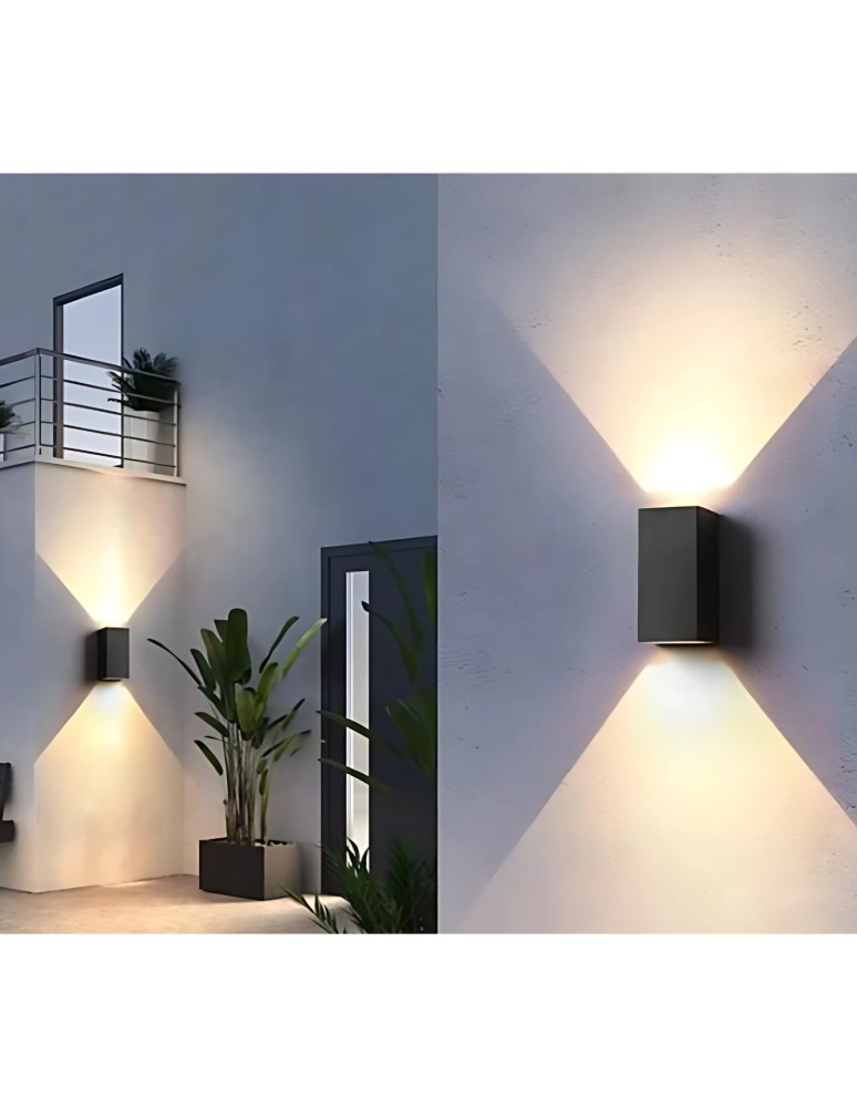 Wall lamps - Abigali Modern wall lamp 2x3W 3000K IP65 - product kolory-swiatla.pl 2