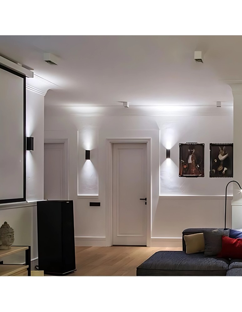 Wall lamps - Abigali Modern wall lamp 2x3W 3000K IP65 - product kolory-swiatla.pl 4