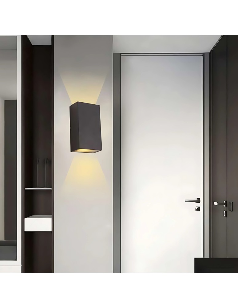 Wall lamps - Abigali Modern wall lamp 2x3W 3000K IP65 - product kolory-swiatla.pl 7