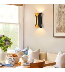 Abigali Kinkiet Black-Gold IP65 2x5W 3000K