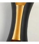 Abigali Kinkiet Black-Gold IP65 2x5W 3000K