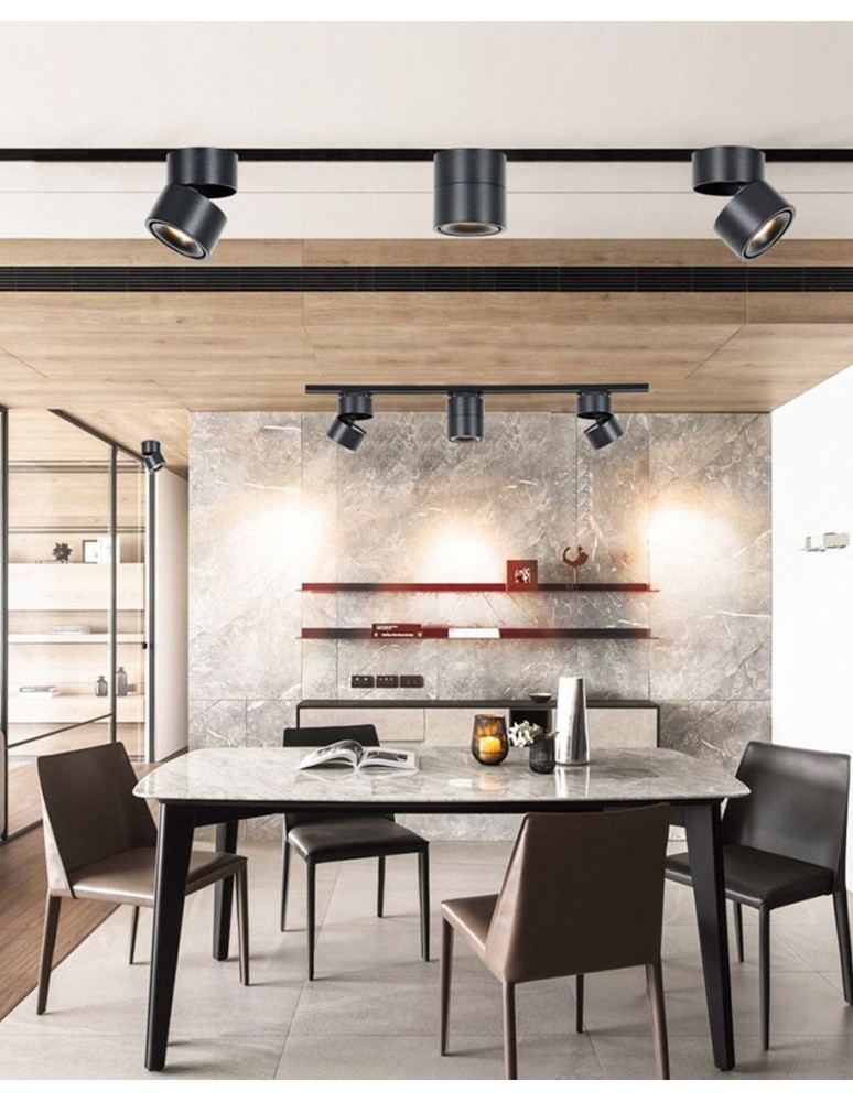 Abigali Reflektor szynowy 3-fazowy Posh Cree COB 12W WW CRI 90+