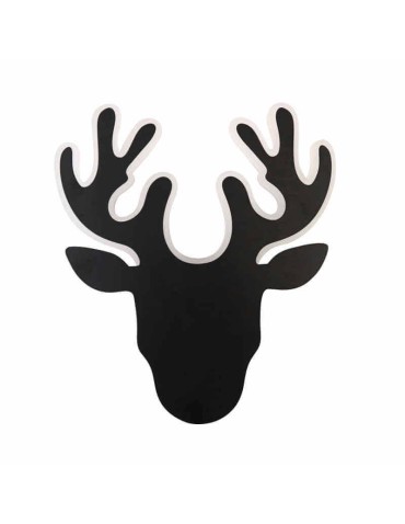 Abigali LED Deer Wall lamp 2 Black