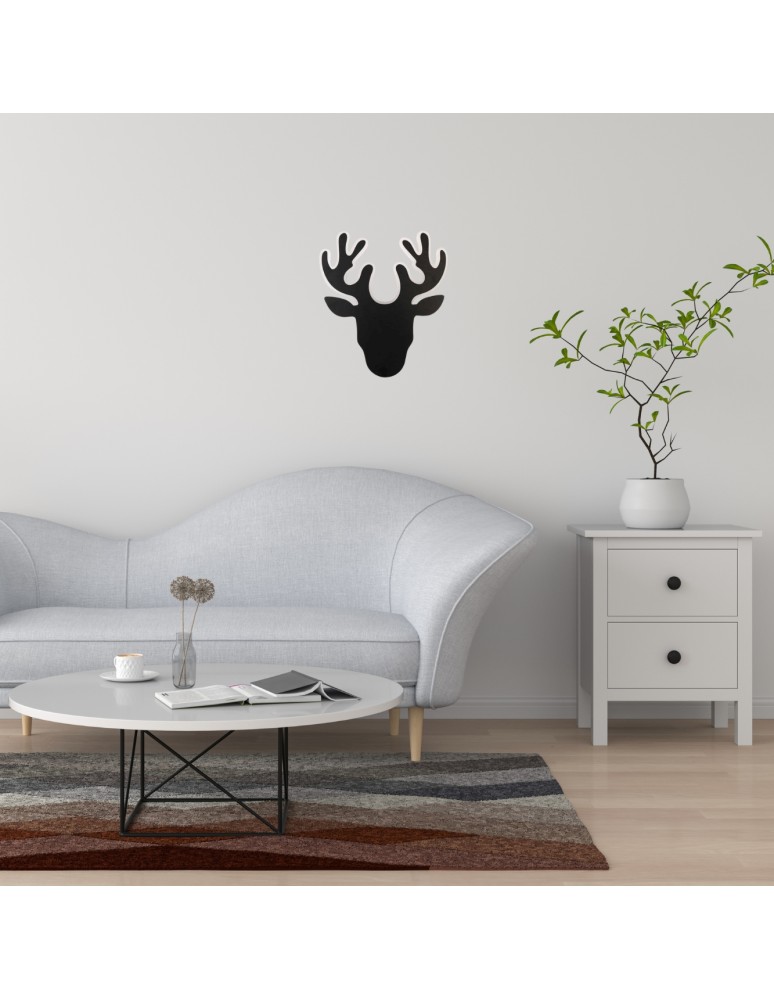 Wall lamps - Abigali LED Deer Wall lamp 2 Black - product kolory-swiatla.pl 2