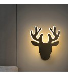 Abigali Kinkiet LED Jeleń Deer 2 Czarny