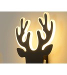 Abigali Kinkiet LED Jeleń Deer 2 Czarny