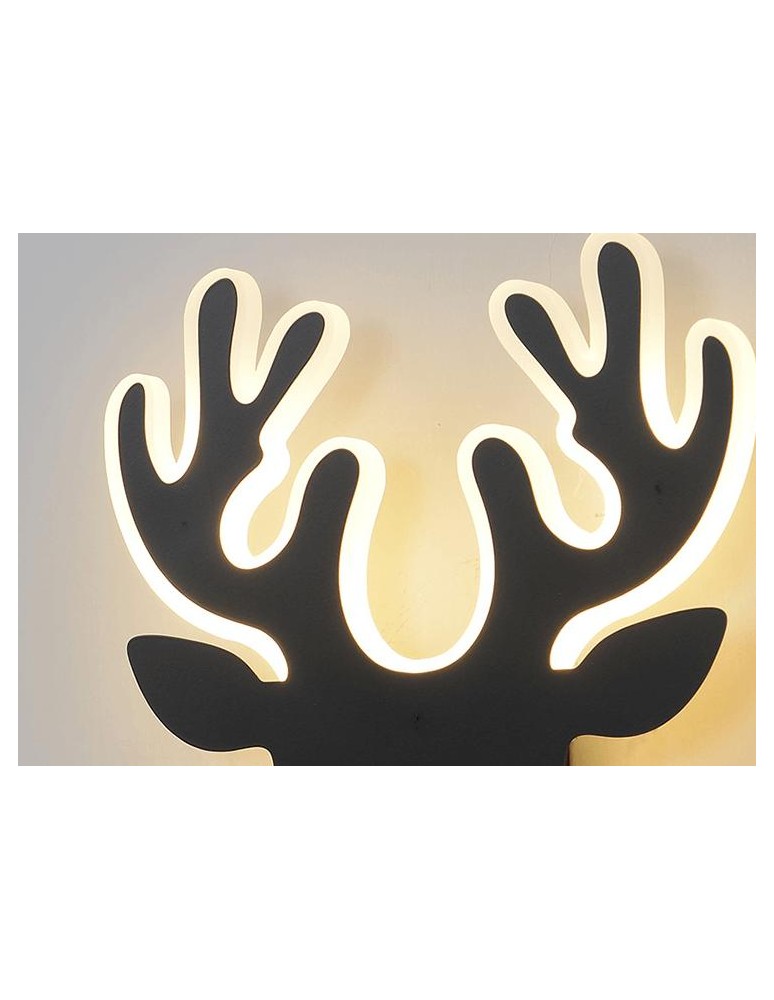 Wall lamps - Abigali LED Deer Wall lamp 2 Black - product kolory-swiatla.pl 6