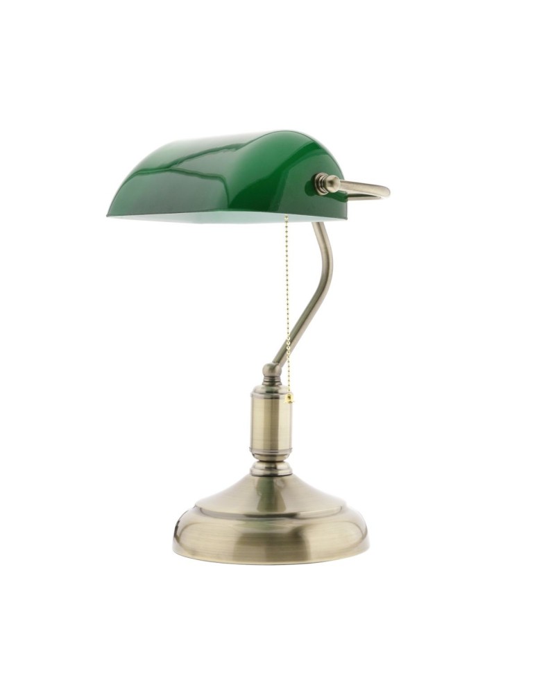Abigali Lampka stołowa Bankierka zielona