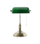 Abigali Lampka stołowa Bankierka zielona