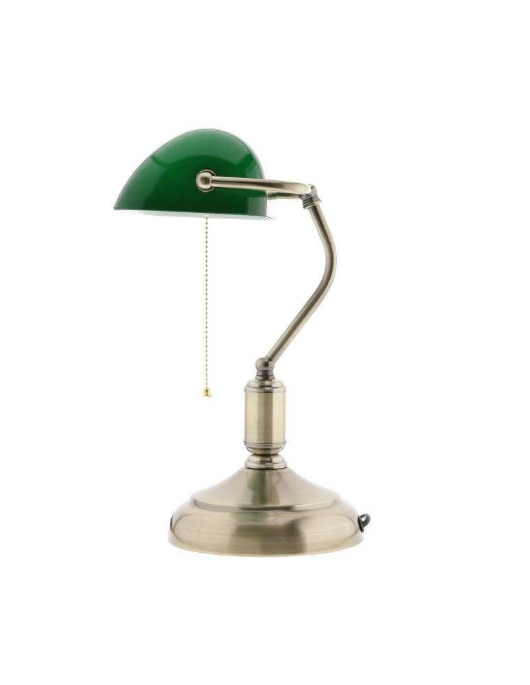 Abigali Lampka stołowa Bankierka zielona