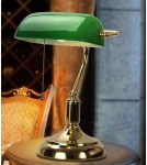 Abigali Lampka stołowa Bankierka zielona