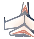 Abigali Lampa sufitowa Jet 26 W LED