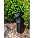 Standing garden lamps - Lutec MAINS power pole black 9702201012 - product 6