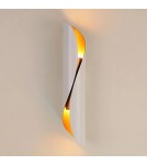 Abigali Drill KGG2E14-W Biało-Złoty 2xE14