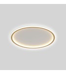 Abigali Plafon LED okrągły złoty 500*45mm 36W - trzy barwy, ściemnialny - Pilot