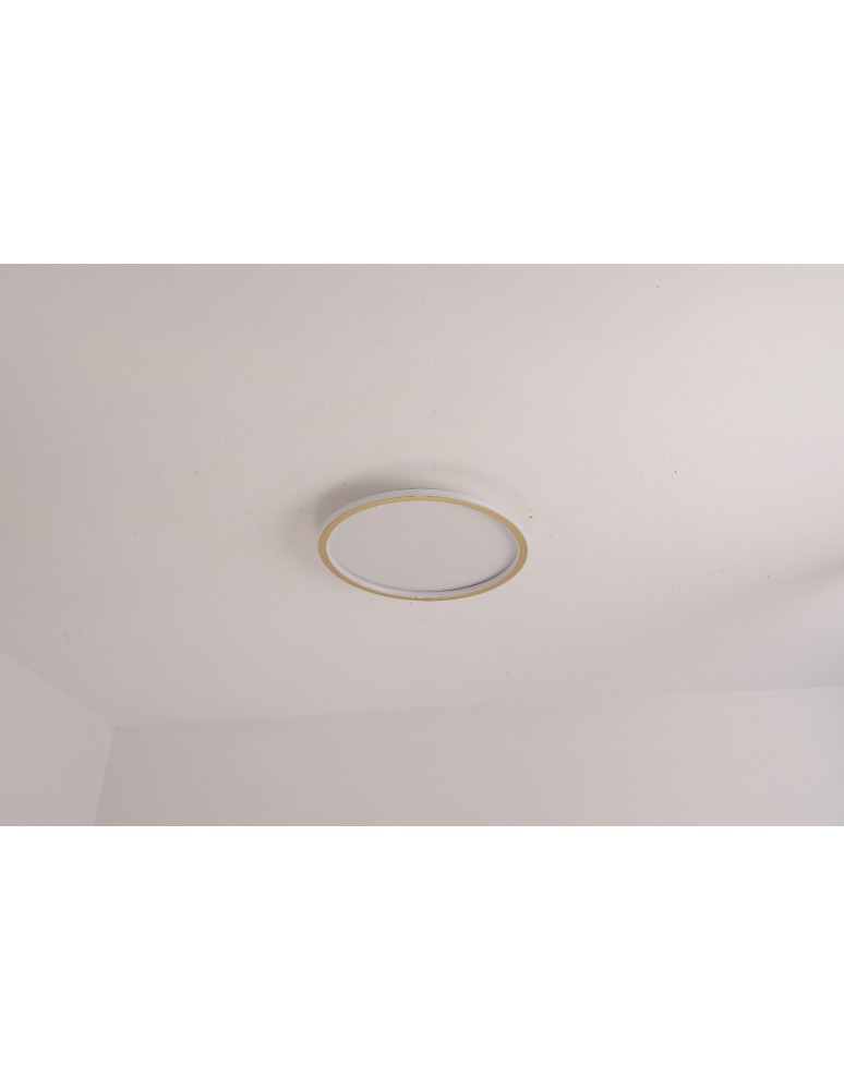 LED ceiling lamps - Abigali LED Plafond Round Gold 500*45mm 36W - three colors, dimmable - Remote Control. - product kolory-swiatla.pl 5
