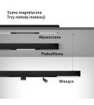 Abigali Oprawa szynowa LWQ-M11 Magneto (48V, ściemnianie 1-10V) 12W 3000K CRI90