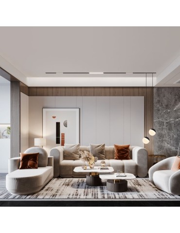 Abigali Lampa wisząca LWQ-M23G Magneto (48V, ściemnianie 1-10V) 7W 3000K CRI90 - produkt 2