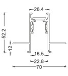 Abigali Szyna magnetyczna LWQ-1M-TRIM Magneto