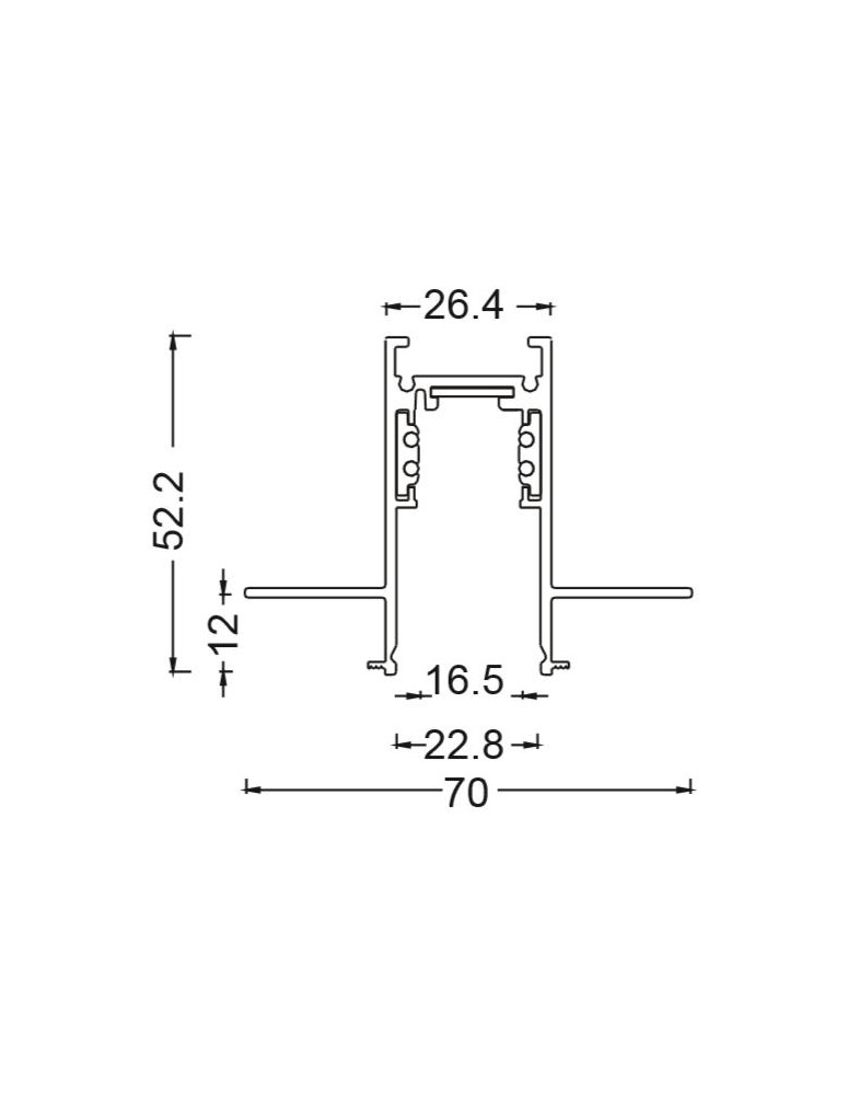 Product categories - Abigali Magnetic rail LWQ-1M-TRIM Magneto - product kolory-swiatla.pl 5