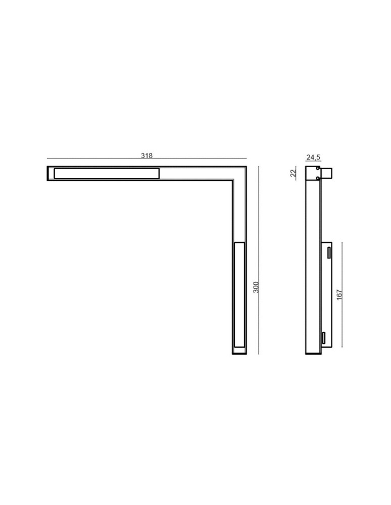 Abigali Oprawa szynowa LWQ-M09 Magneto (48V, ściemnianie 1-10V) 24W 3000K CRI90
