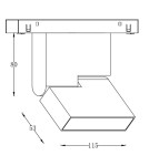 Product categories - Abigali LWQ-M13 Magneto bus luminaire (48V, 1-10V dimmable) 12W 3000K CRI90 - product 5