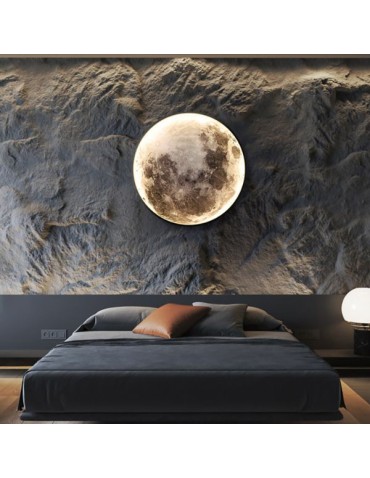 Abigali LED Moon wall lamp 24W CCT + remote control - product 2