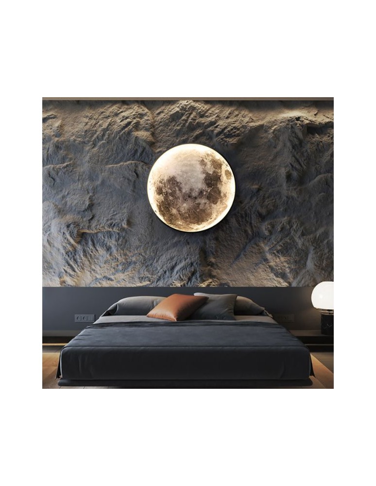 Wall lamps - Abigali LED Moon wall lamp 24W CCT + remote control - product kolory-swiatla.pl 2