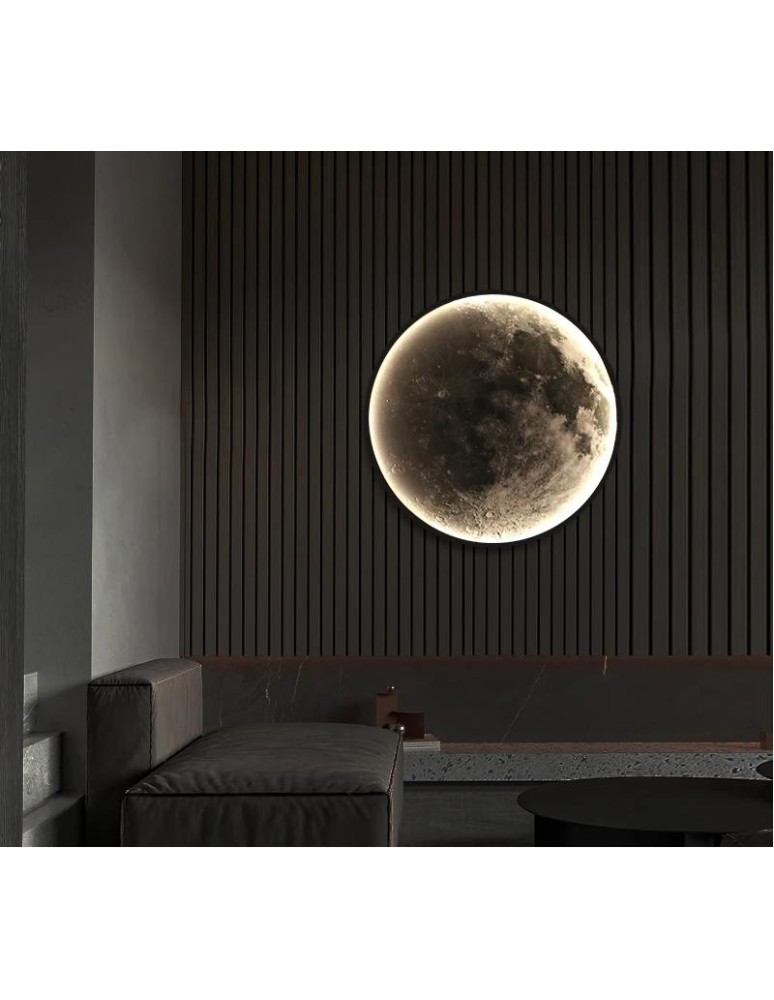 Wall lamps - Abigali LED Moon wall lamp 24W CCT + remote control - product kolory-swiatla.pl 3