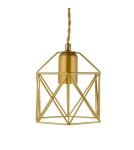 Product categories - Abigali Gold Cage E27 Pendant Lamp. - product 3