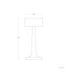 Abigali Bezprzewodowa Lampka stołowa Resta 3W CCT ładowalna USB