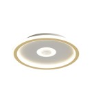 LED ceiling lamps - Abigali LED Round Slim Motion Plafond with Adjustable PIR 3000K Gold Motion Sensor - product 1