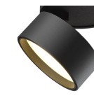 Abigali Oprawa natynkowa 18W CRI90+ 120° Czarna WW