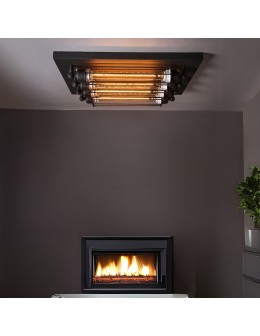 Abigali Loft Plafond Retro 4, black 4xE27 - product 2