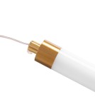 Abigali Glamour Lampa wisząca Cilinder 2 WW 16W, złoty