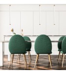 Abigali Glamour Lampa wisząca Cilinder 2 WW 16W, złoty