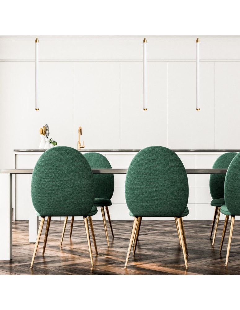 Abigali Glamour Lampa wisząca Cilinder 2 WW 16W, złoty