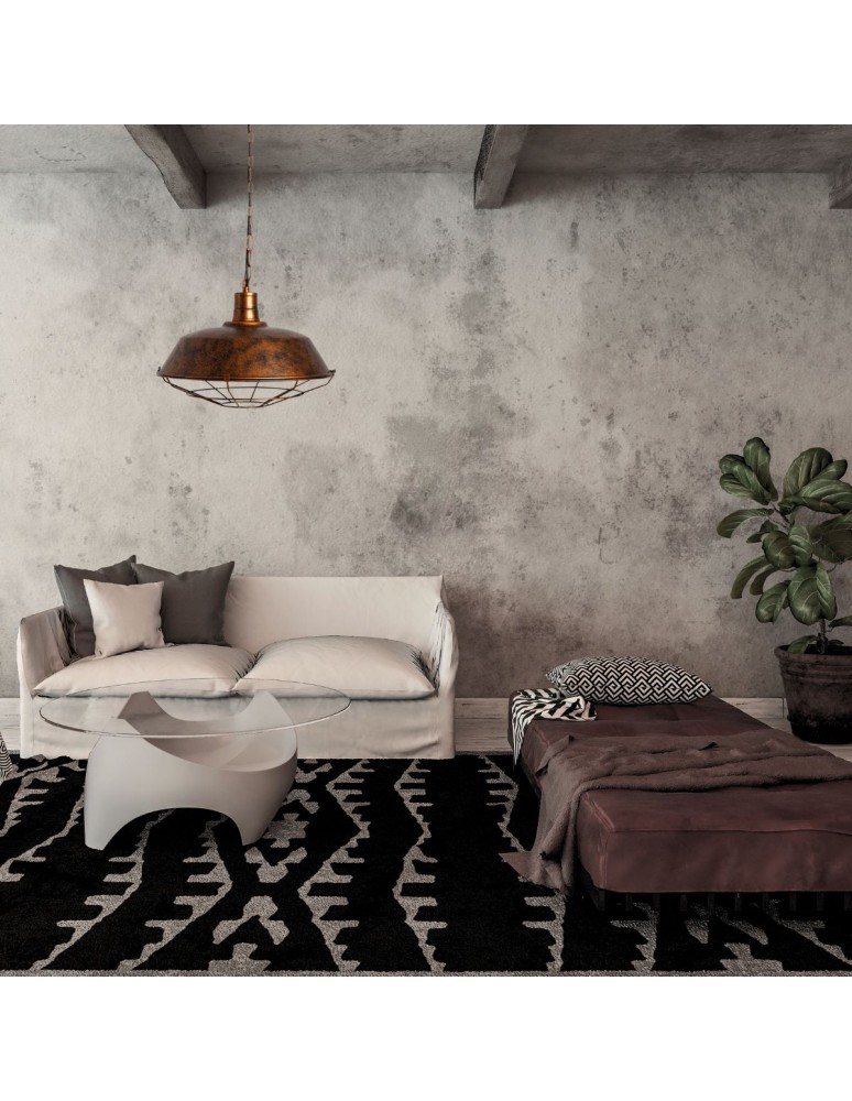 Loft pendant lamps - Abigali Industrial Antique E27 Pendant Lamp, copper - product kolory-swiatla.pl 2