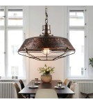 Loft pendant lamps - Abigali Industrial Antique E27 Pendant Lamp, copper - product 3