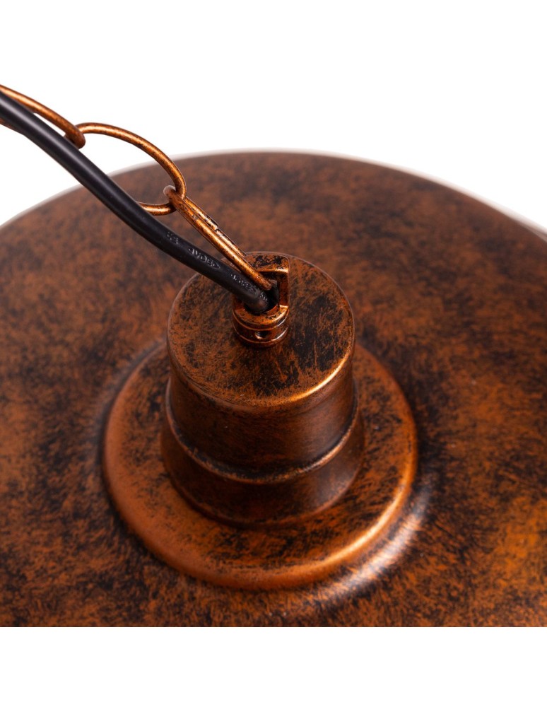 Loft pendant lamps - Abigali Industrial Antique E27 Pendant Lamp, copper - product kolory-swiatla.pl 8