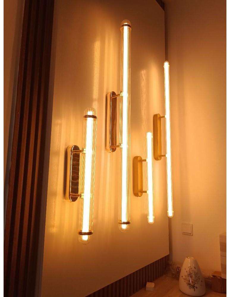 Wall lamps - Abigali Glamour FILO 20W wall lamp, gold - product kolory-swiatla.pl 3