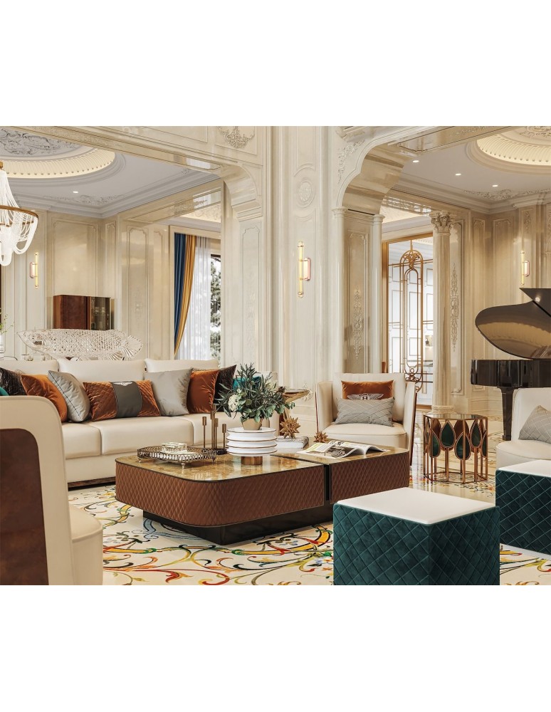 Wall lamps - Abigali Glamour FILO 20W wall lamp, gold - product kolory-swiatla.pl 4