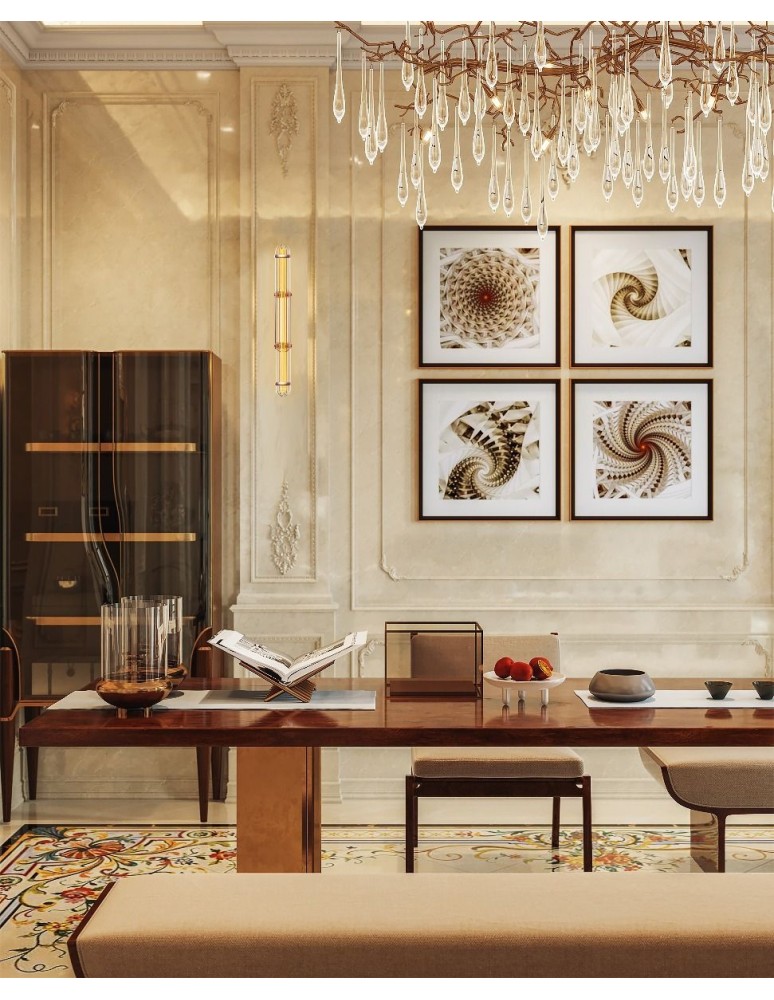 Abigali Glamour Kinkiet FILO 20W, złoty