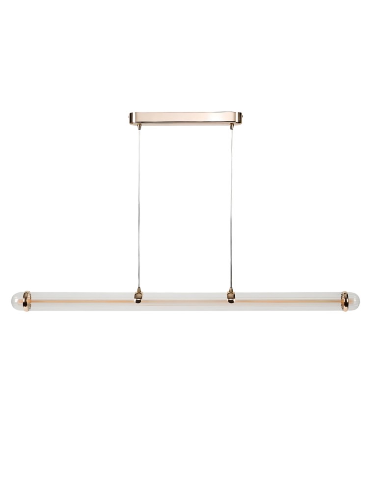 Pendant lamps over the island - Abigali Glamour FILO LUCE 30W pendant lamp, gold - product kolory-swiatla.pl 1