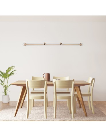 Abigali Glamour Lampa wisząca FILO LUCE 30W, złoty - produkt 2