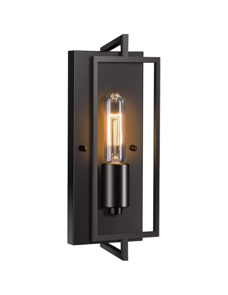 Loft wall lamps - industrial - Abigali Loft Retro Simple wall lamp, black 1xE27 - product kolory-swiatla.pl 1