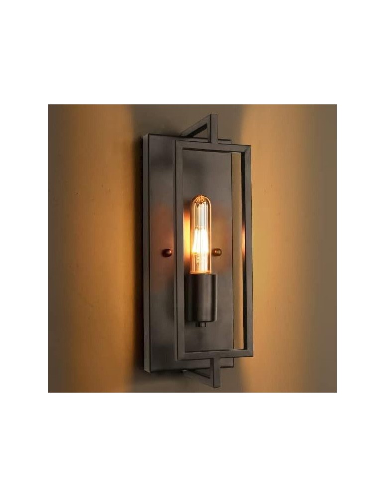 Loft wall lamps - industrial - Abigali Loft Retro Simple wall lamp, black 1xE27 - product kolory-swiatla.pl 3